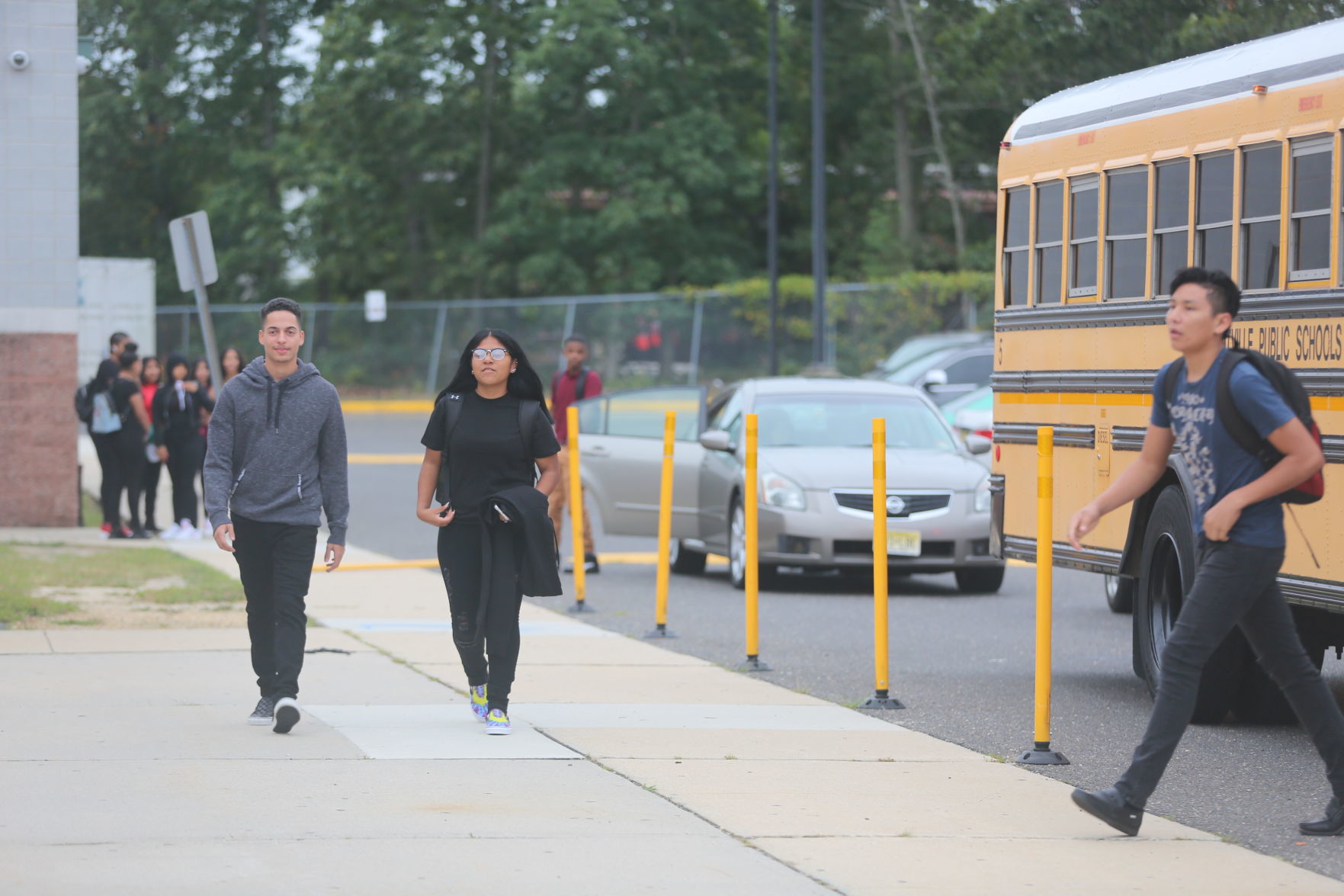 First Day at Pleasantville High School